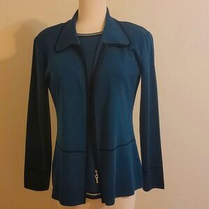 Exclusively misook 2piece cardigan size xs